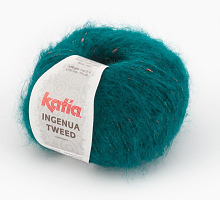Пряжа Ингенуя Твид (Ingenua Tweed), цвет 108 бутылочный/коричневый