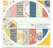 Folk Floral     ,  Docrafts PMA160318, 40