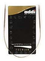 Спицы, круговые, супергладкие, никель, №3,5, 30 см.