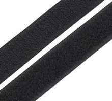 Лента контактная (липучка) черная, 50 мм