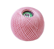 Пряжа Ирис, 100% хлопок 25гр. 1104 розовый