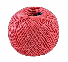 Пряжа Ирис, 100% хлопок 25гр. 1012 красно- розовый