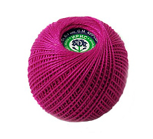 Пряжа Ирис, 100% хлопок 25гр. 1112 малиновый