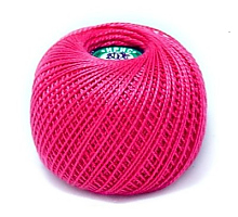 Пряжа Ирис, 100% хлопок 25гр. 1110 (027) т.розовый