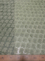 Шифон с цветочками олива