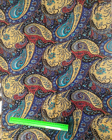 Штапель пейсли охра